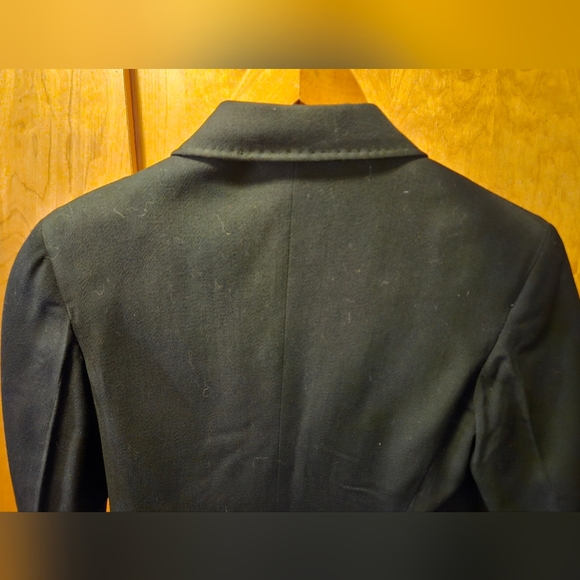 VINTAGE 1960's Black Jacket/ Blazer no tags - Picture 6 of 10